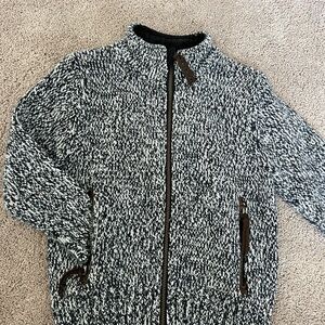 Lands’ End Kids Marled Sweater Jacket